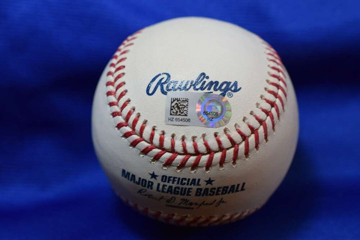 Mark Teixeira MLB Authentic COA Autograph Major League Signed OML Baseball 1