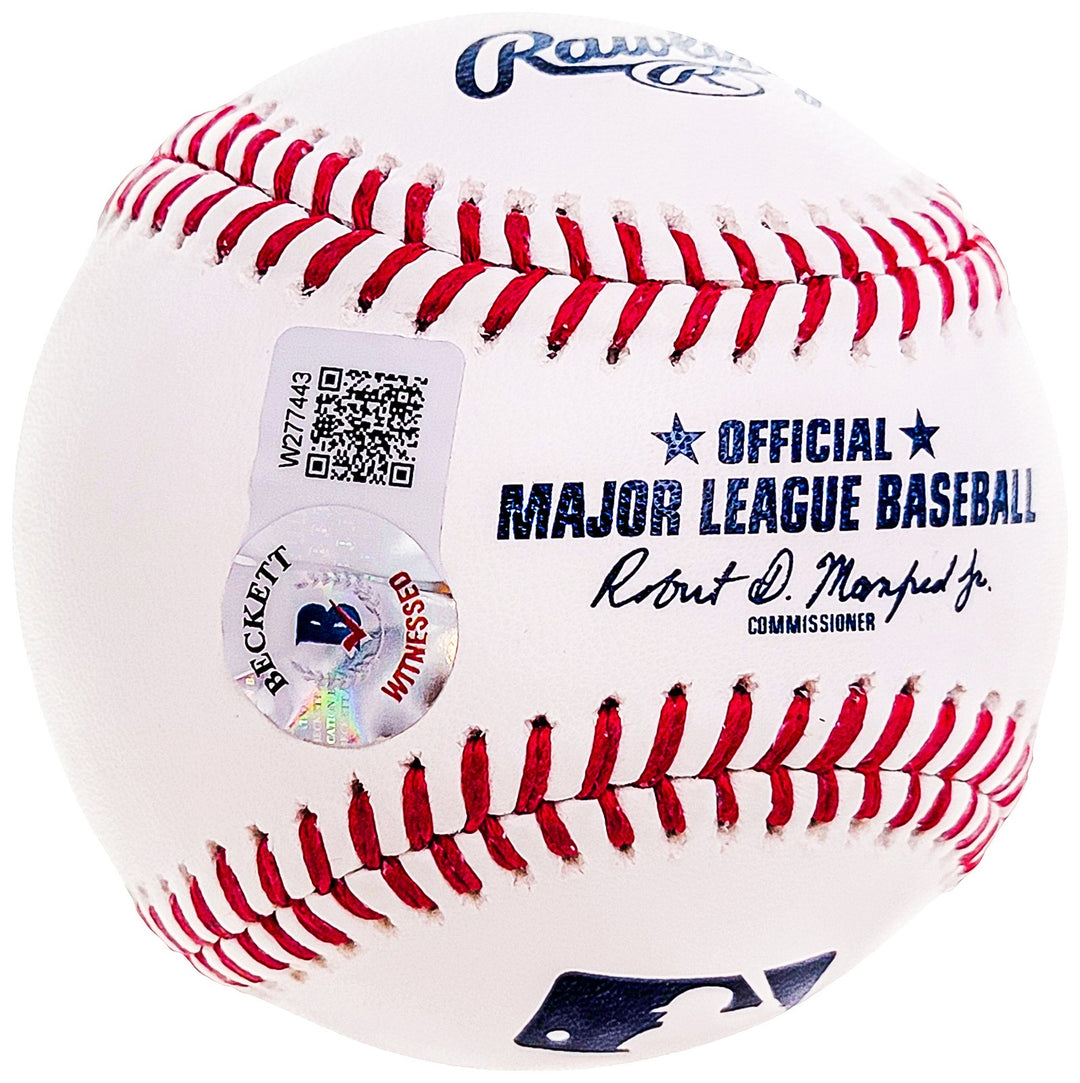 Pedro Martinez Signed Official MLB Baseball Red Sox "HOF 15" Beckett Witness