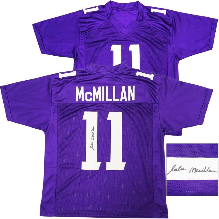 Washington Huskies Jalen McMillan Signed Purple Jersey MCS Holo
