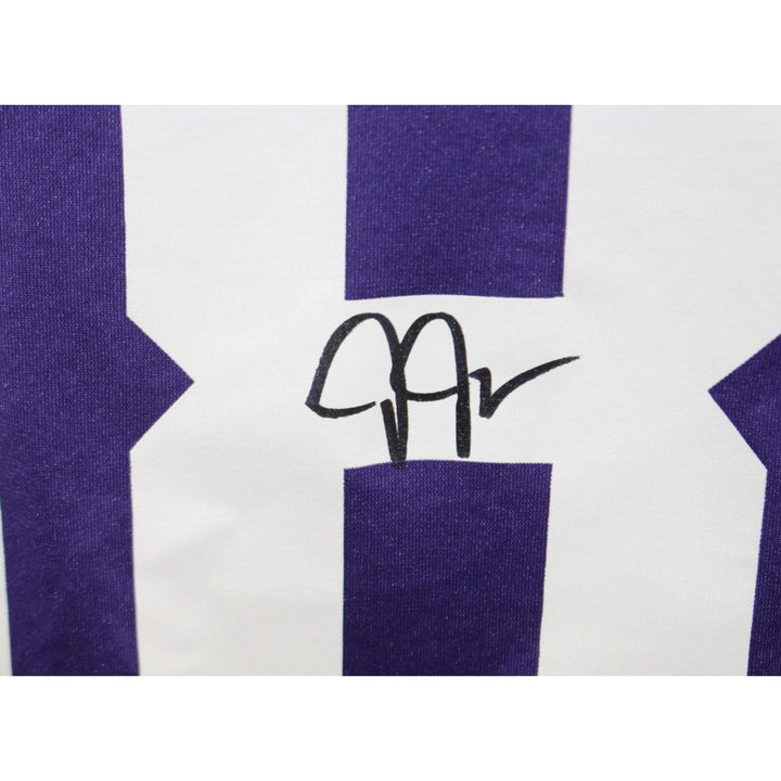 Justin Jefferson Signed Minnesota Vikings Nike Purple XL Jersey Beckett W 56178