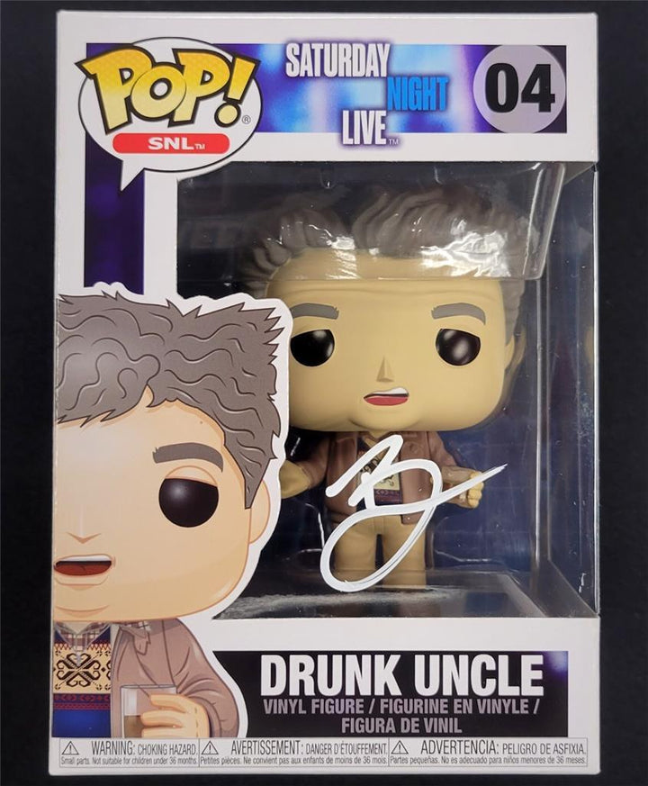 Bobby Moynihan signed SNL Drunk Uncle Funko Pop! autograph ~ Beckett BAS Holo