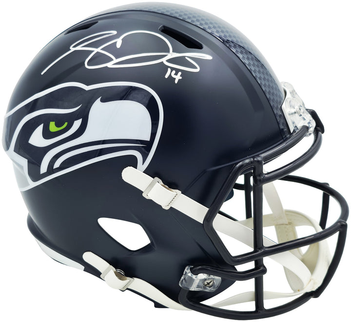 Sam Darnold Auto Seahawks Blue SB LX Champs Full Size Spd Replica Helmet Beckett