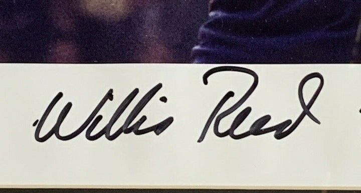 Wilt Chamberlain Willis Reed Signed 16x20 Kalinsky Photo framed 3 auto MSG COA