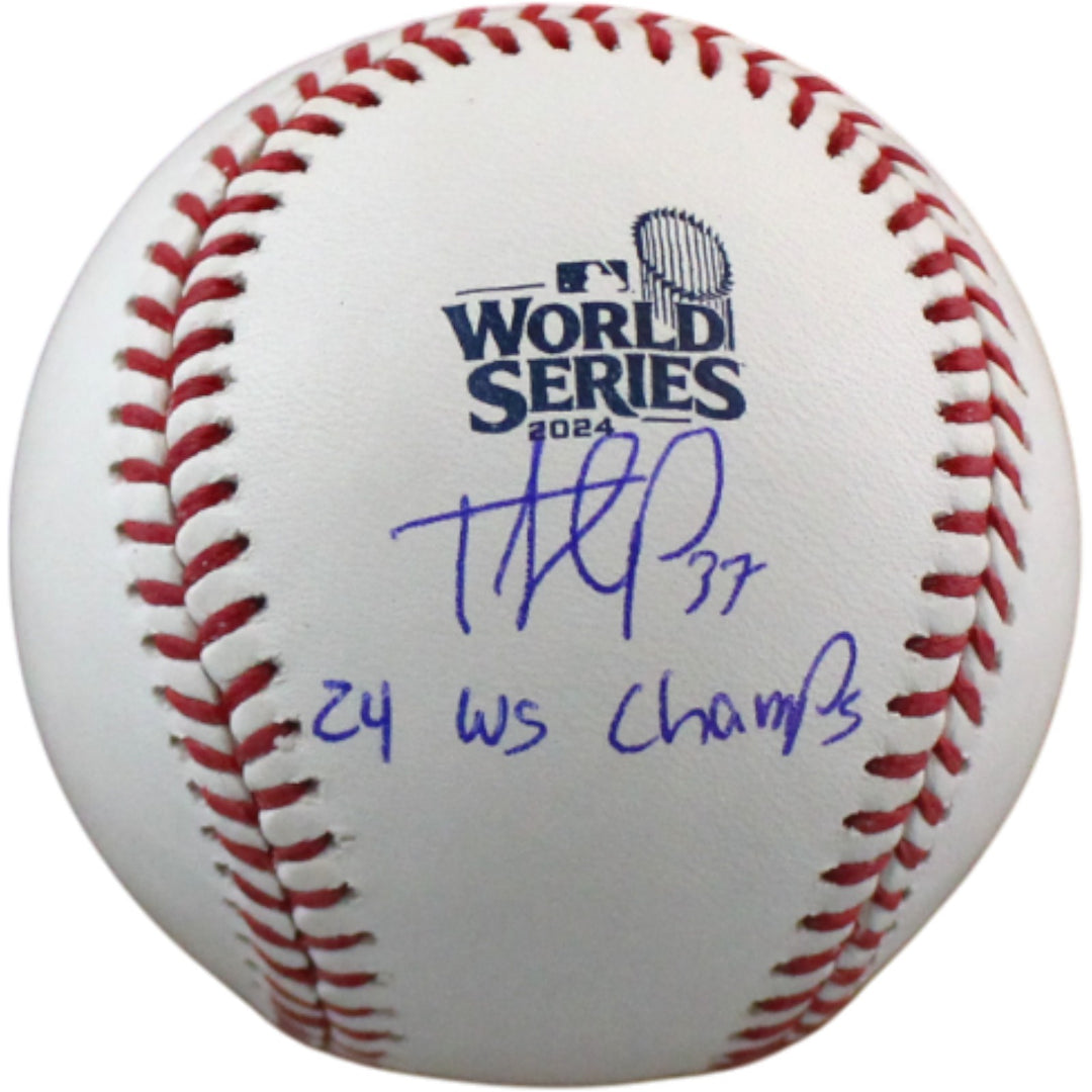 Teoscar Hernandez Signed Los Angeles Dodgers Baseball WS Champs Fanatics 54546