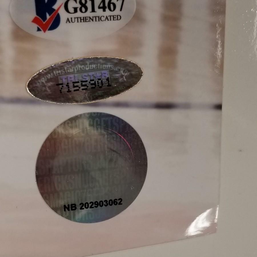 Gary Payton autograph signed Supersonics 16x20 Photo vs Kobe ~ Beckett BAS COA