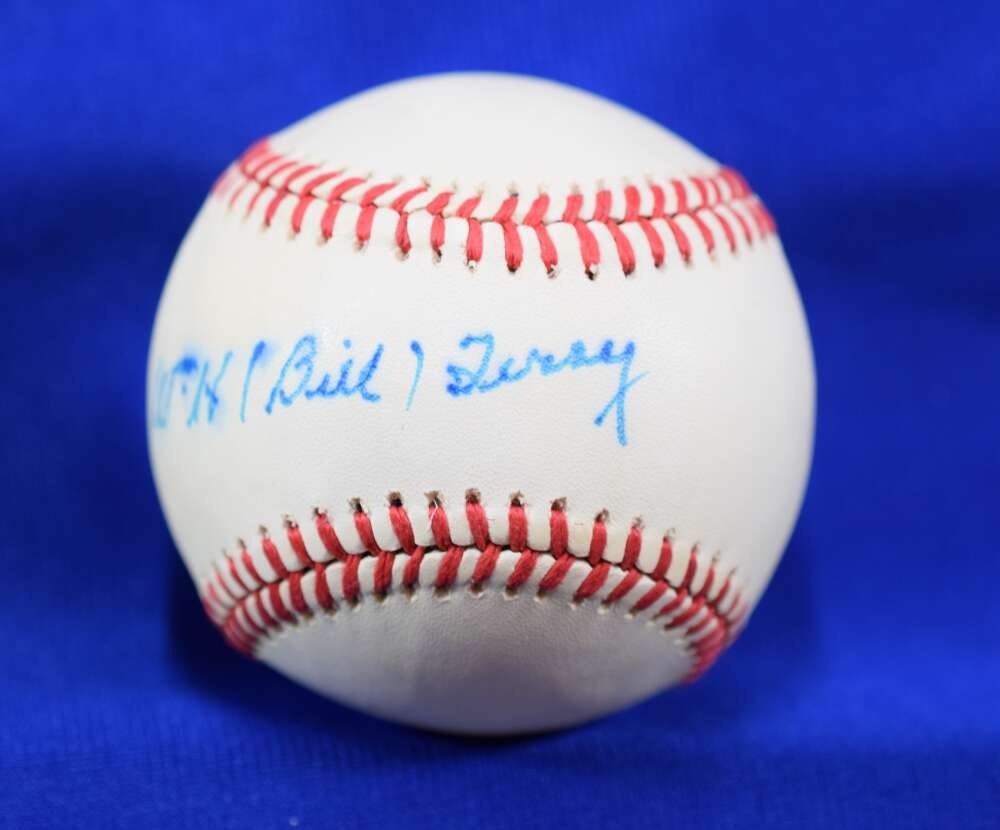 Bill Terry JSA COA Autograph National League ONL Signed Baseball