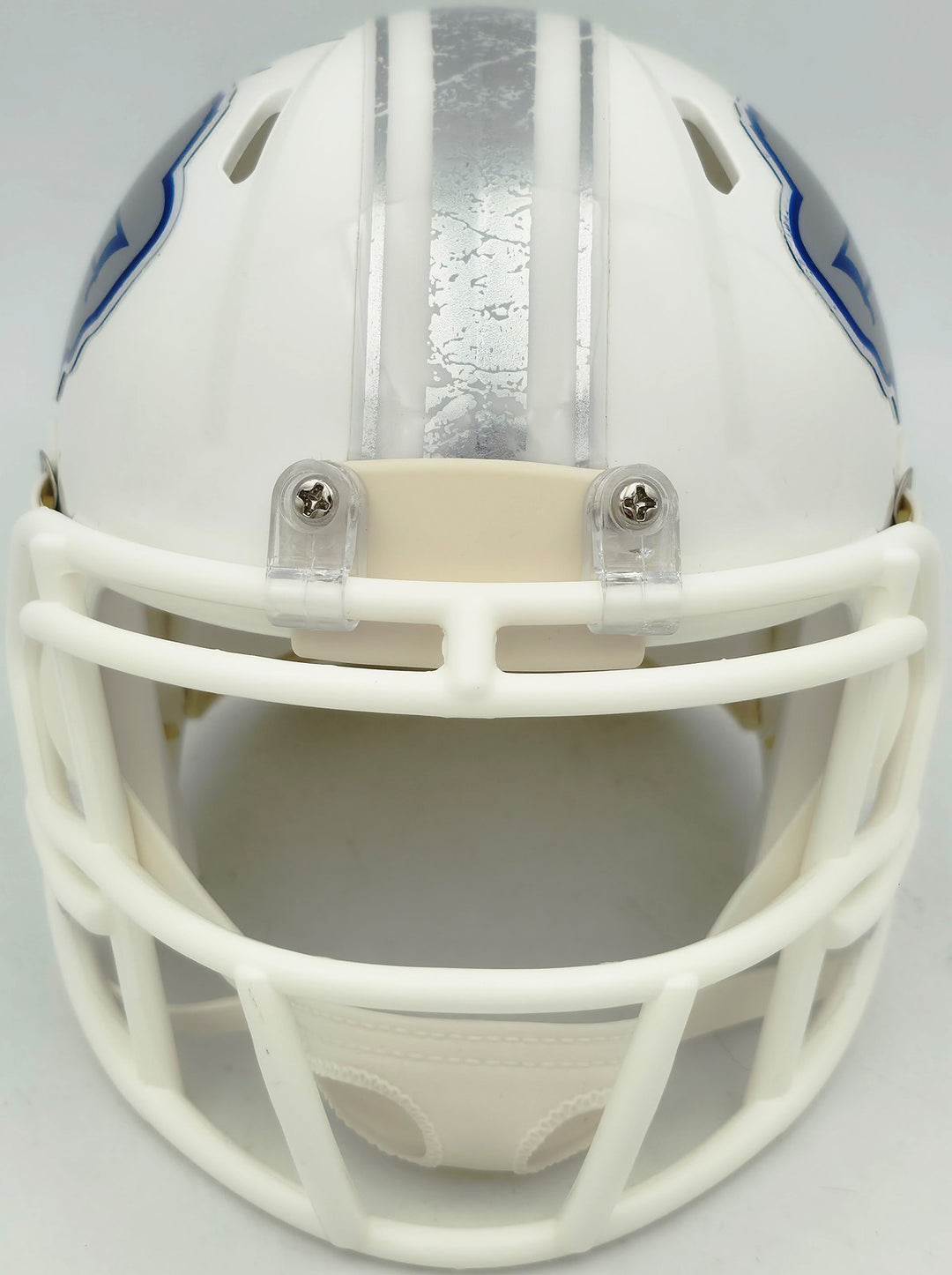 Bruce Smith Signed Buffalo Bills White Rivalries Speed Mini Helmet Beckett Wit