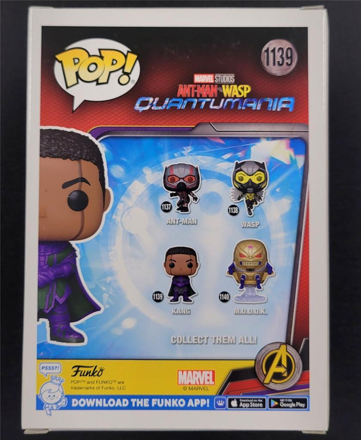 Jonathan Majors signed Ant-Man Kang The Conqueror Funko Pop! auto ~ Beckett BAS