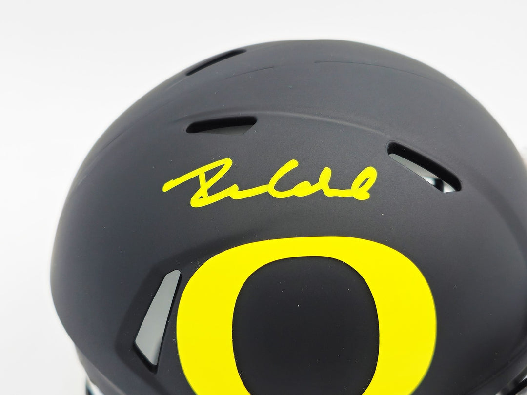 Dillon Gabriel Signed Oregon Ducks Black Speed Mini Helmet Beckett Witness