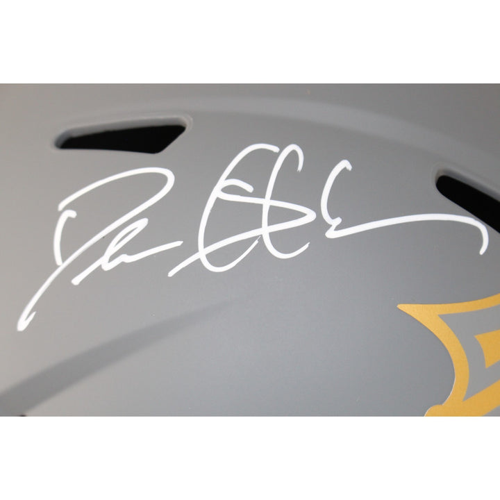 Deion Sanders Autographed Florida State Seminoles F/S Slate Helmet Beckett 53365