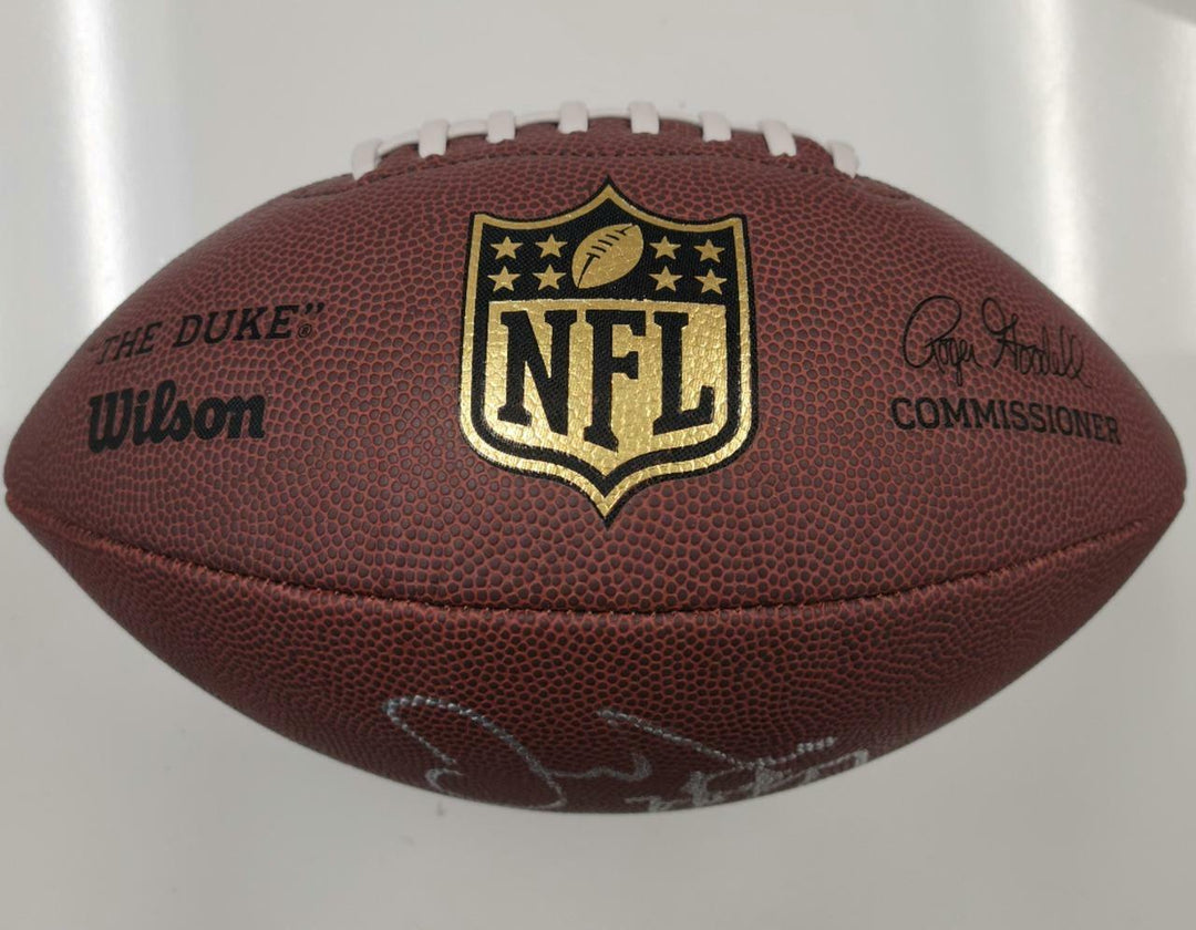 Jerry Jones signed HOF 17 The Duke Replica Football Cowboys (A) Beckett BAS COA