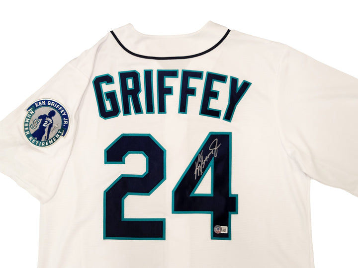Seattle Mariners Ken Griffey Jr. Signed White Nike Cooperstown Edition Jersey