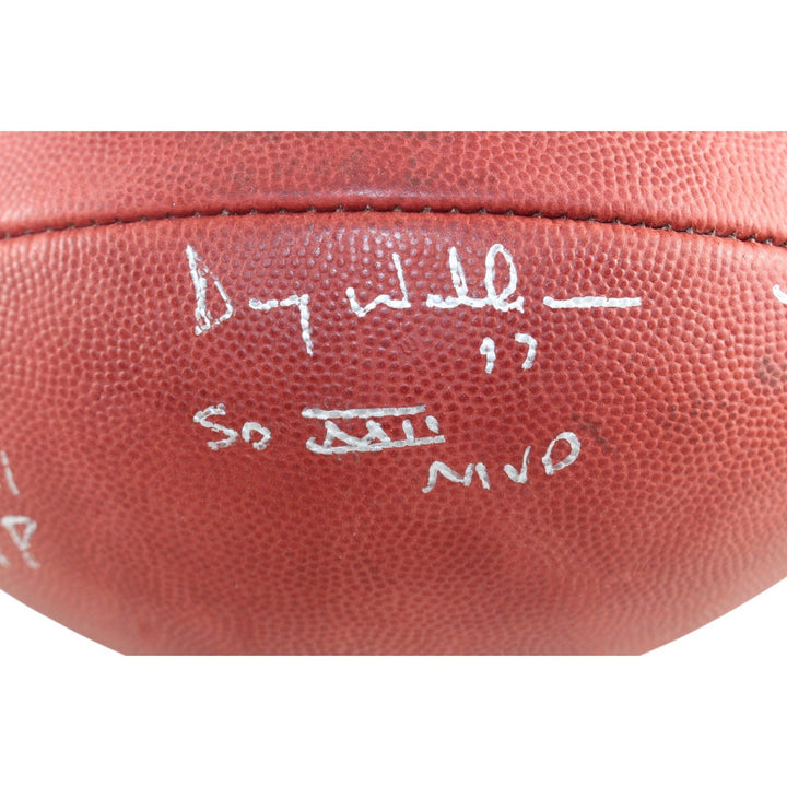 Riggins Rypien Williams Signed Washington Redskins Football AS IS Beckett 35611