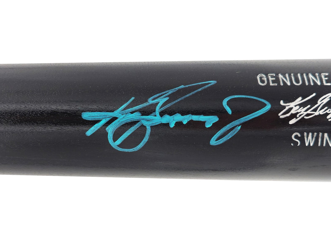 Ken Griffey Jr Auto Black L Slugger Player Model C271 Swingman Baseball Bat BAS