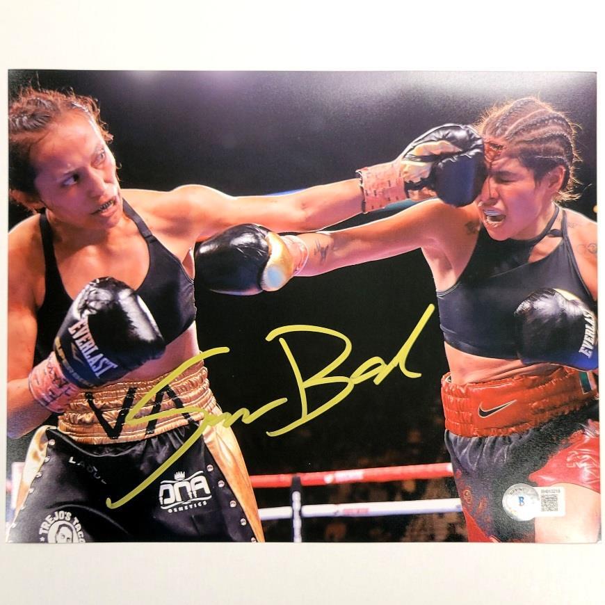 Seniesa Estrada signed Boxing 8x10 photo #14 autograph ~ Beckett BAS Holo