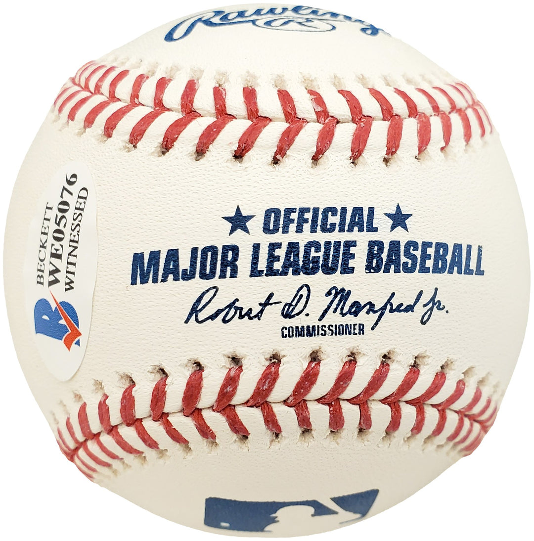 Shane Bieber Signed MLB Baseball Cleveland Indians "MLB Debut 5/31/18" Beckett