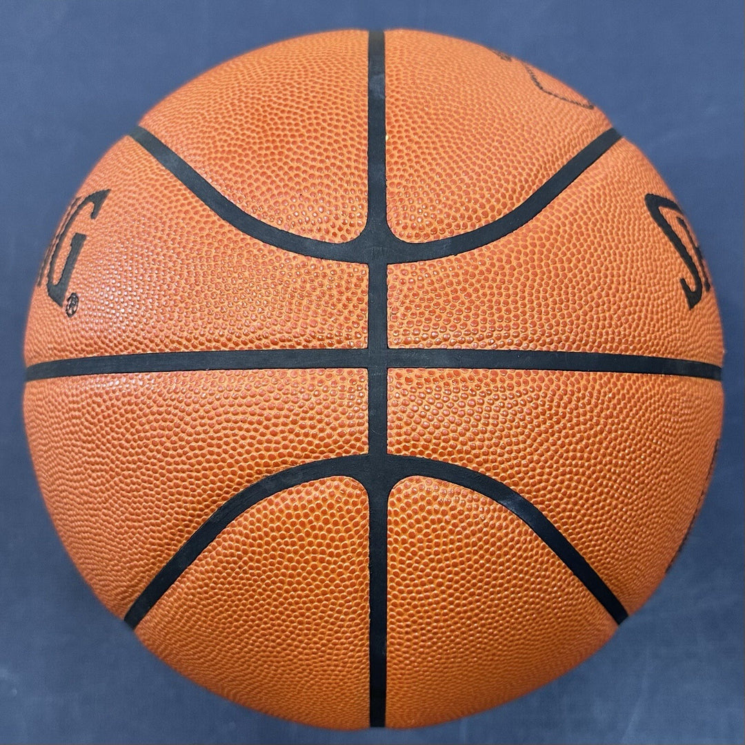 Jalen Rose Signed NBA Spalding Game Leather Basketball Auto Fab 5 Michigan COA