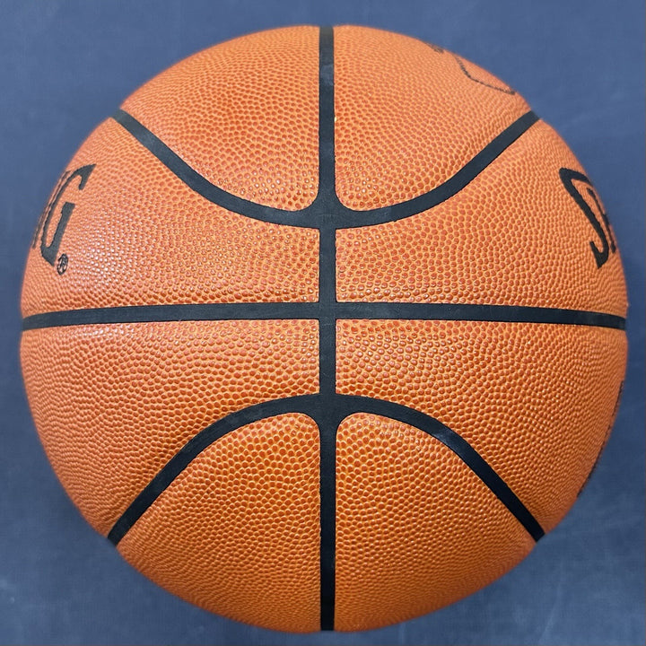 Jalen Rose Signed NBA Spalding Game Leather Basketball Auto Fab 5 Michigan COA