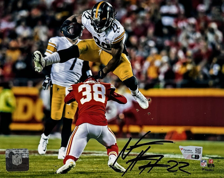 Najee Harris Signed 8x10 Framed Photo Steelers Mint Autograph Fanatics COA
