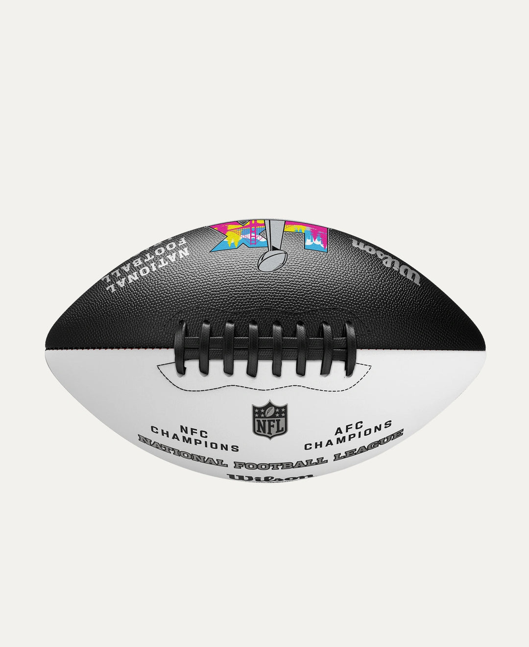 Unsigned Official NFL SB LX White Logo Football