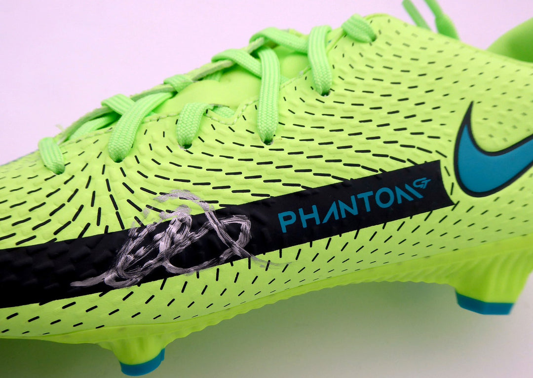 Mason Mount Auto Green Nike Phantom Cleat Shoe Chelsea FC Size 8 Light Auto BAS