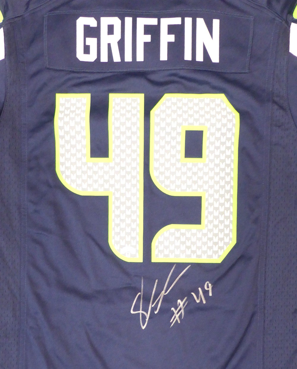 Seattle Seahawks Shaquem Griffin Signed Blue Nike Jersey Size M MCS Holo