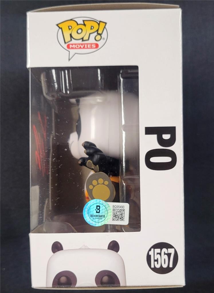 Jack Black signed Kung Fu Panda Po Funko Pop! 1567 autograph ~ Beckett BAS