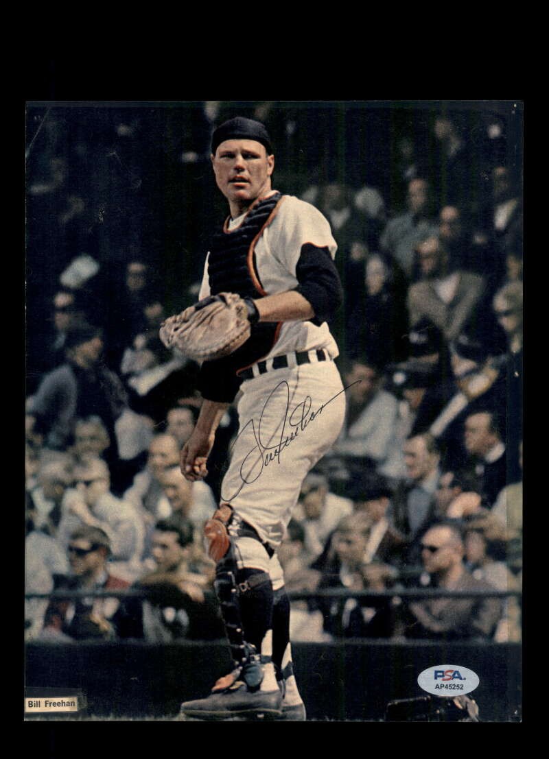 Bill Freehan PSA DNA Signed Vintage 8x10 Photo Autograph Tigers