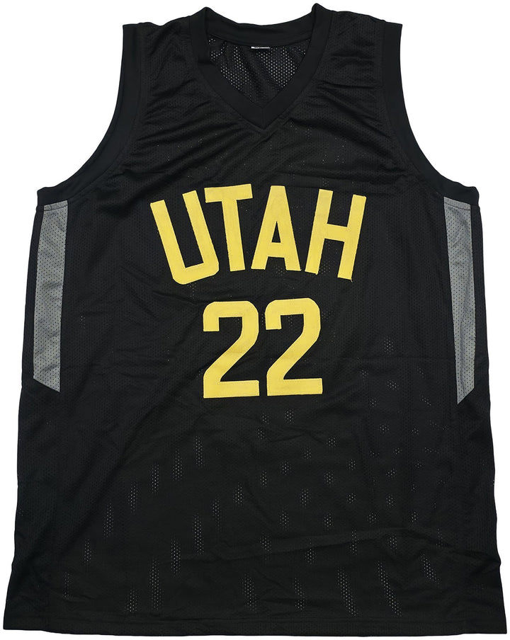 Utah Jazz Kyle Filipowski Signed Black Jersey Beckett Witness