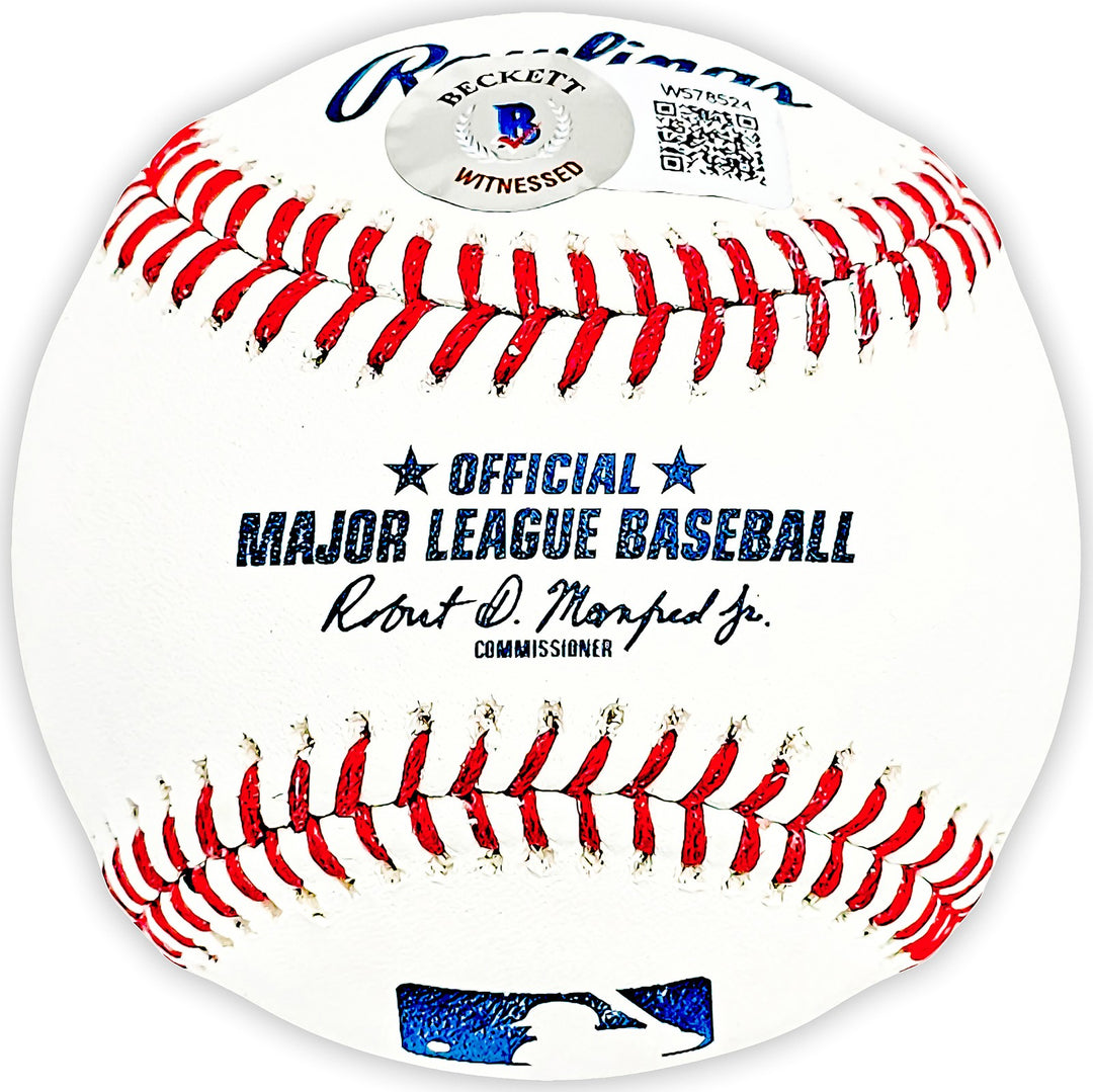 Frank Thomas Signed MLB Baseball Chicago White Sox Beckett Witness