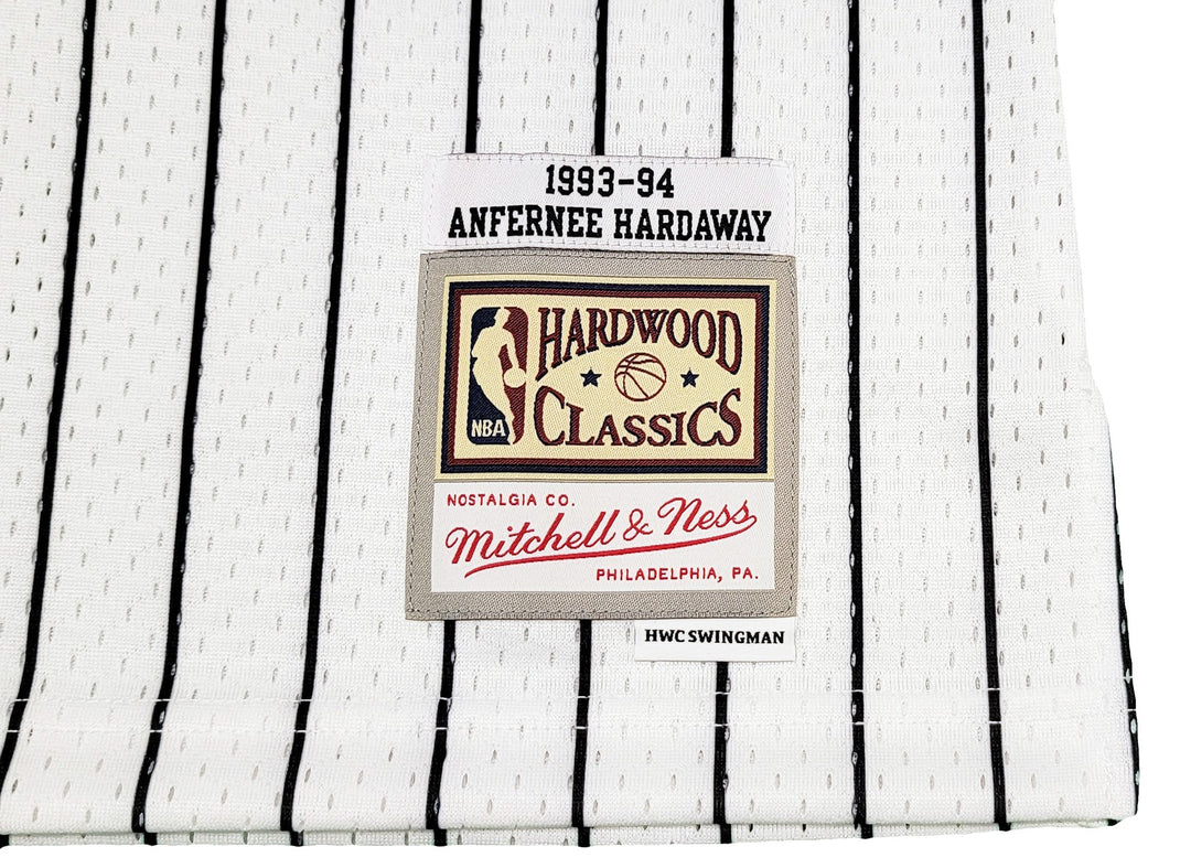 Magic Anfernee Penny Hardaway Auto White Mitchell Ness HWC Swingman Jersey L PSA