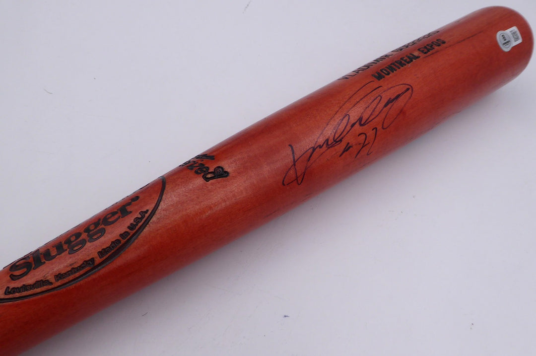 Vladimir Guerrero Sr. Auto Game Model L Slugger C271 Bat Montreal Expos Beckett