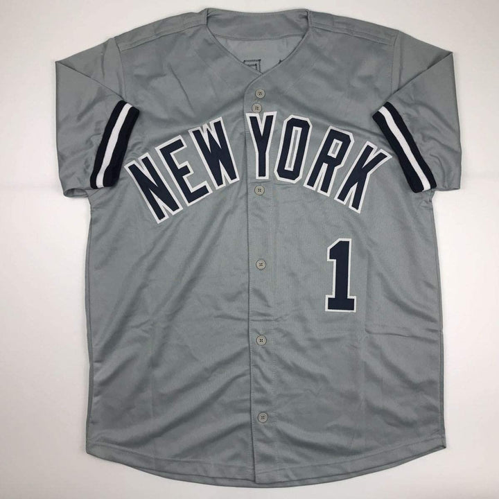 Signed BOBBY RICHARDSON 60 WS MVP New York Grey Jersey JSA COA Auto