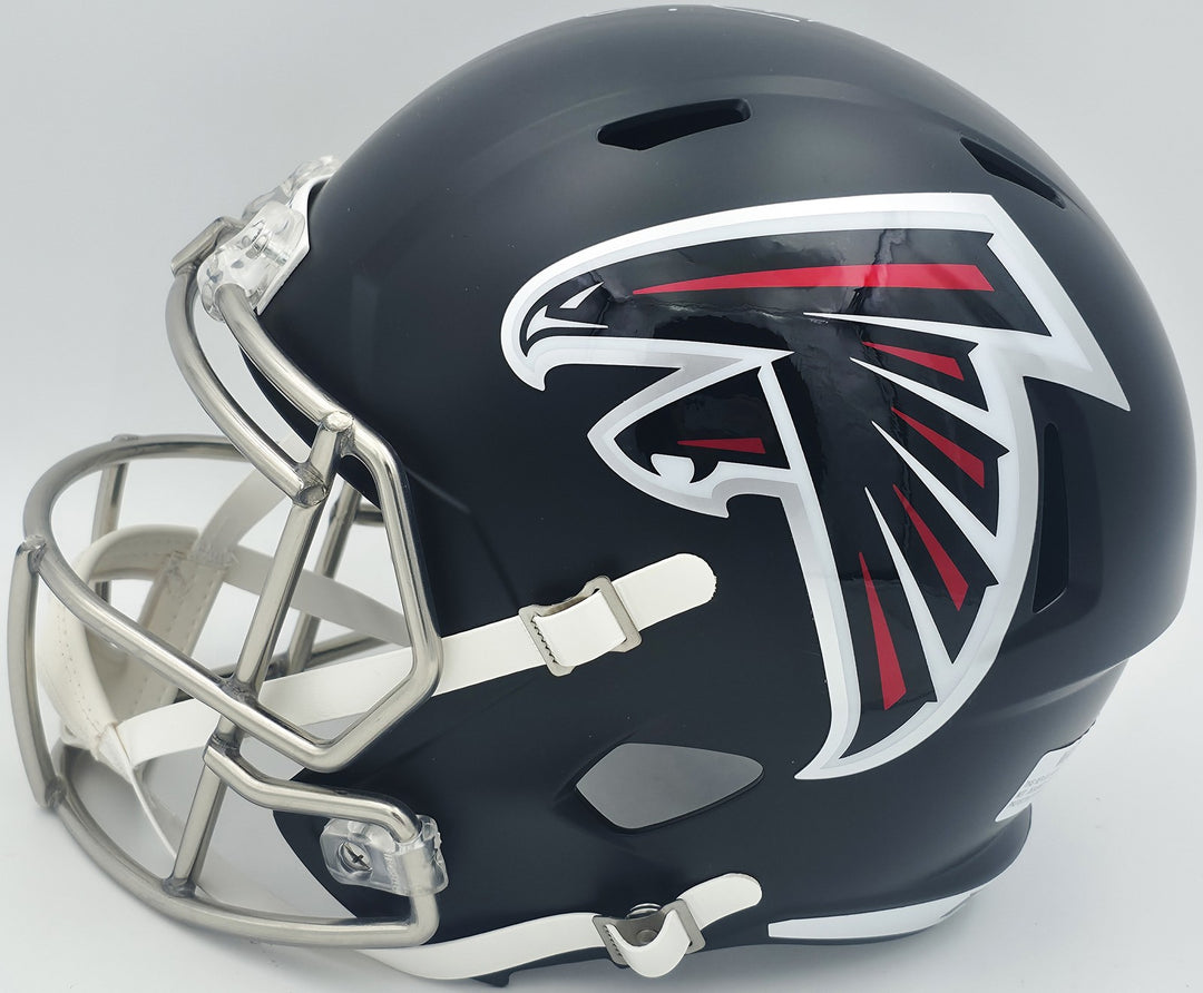 Michael Penix Jr Auto Falcons 2020 Alternate Black Full Size Rep Helmet Beckett