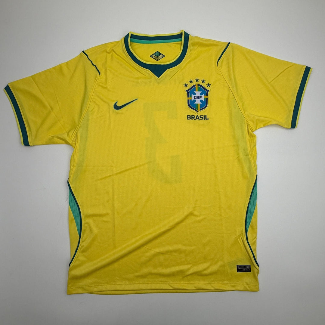 Autographed/Signed Gabriel Brazil Yellow Soccer Jersey Beckett BAS COA