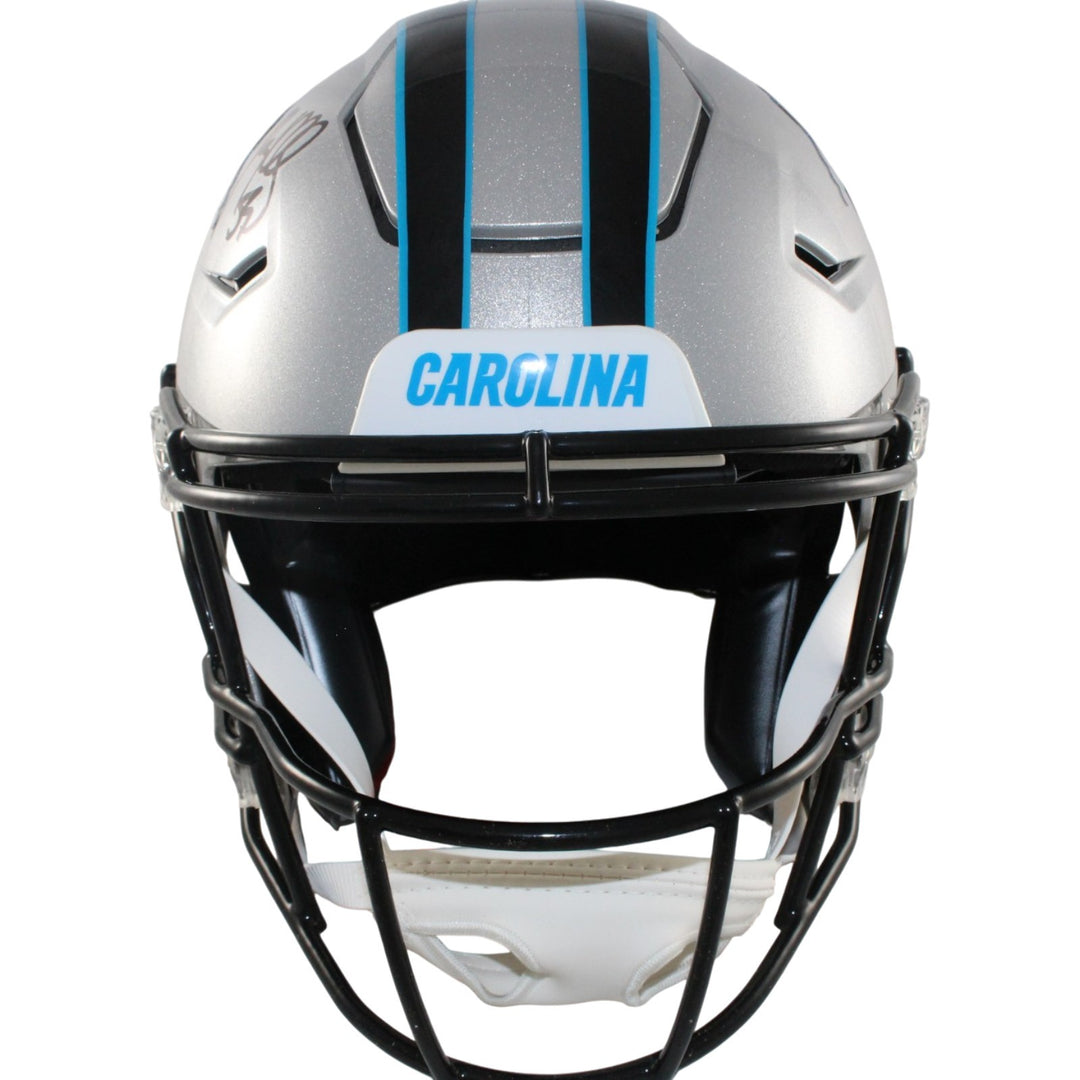 Luke Kuechly Autographed Carolina Panthers SpeedFlex Helmet Beckett WIT 56883