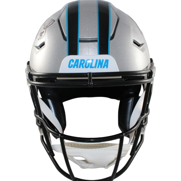 Luke Kuechly Autographed Carolina Panthers SpeedFlex Helmet Beckett WIT 56883