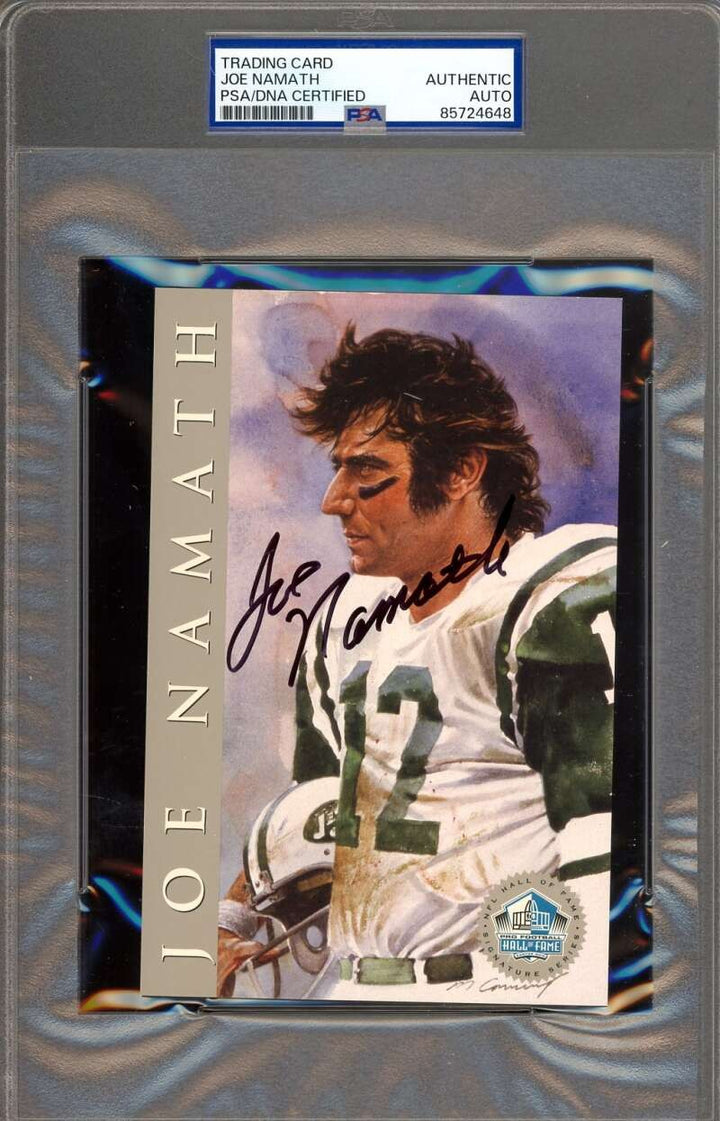 Joe Namath PSA DNA Signed 1998 HOF Signature Series Autograph