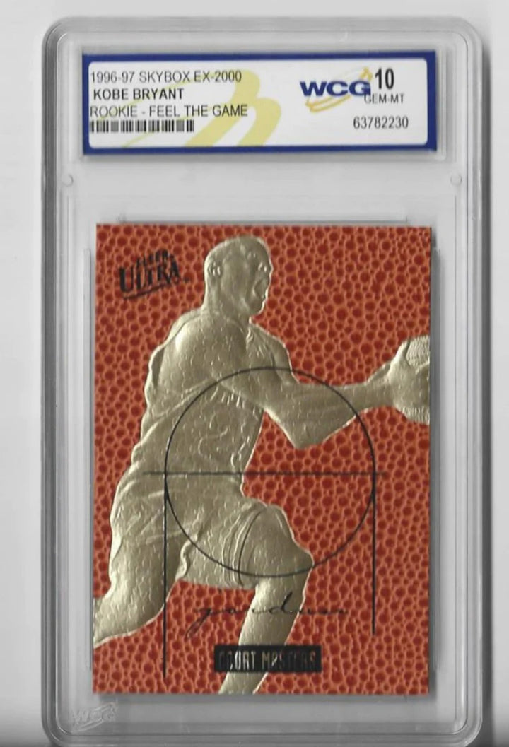Michael Jordan 1996-97 Skybox Ex-2000 Feel The Game Rookie Card (WCG 10 GEM-MT)