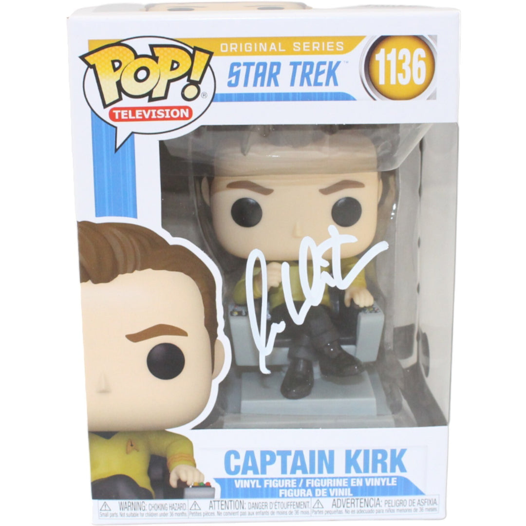 William Shatner Autographed/Signed Funko Pop! #1136 Beckett 42269
