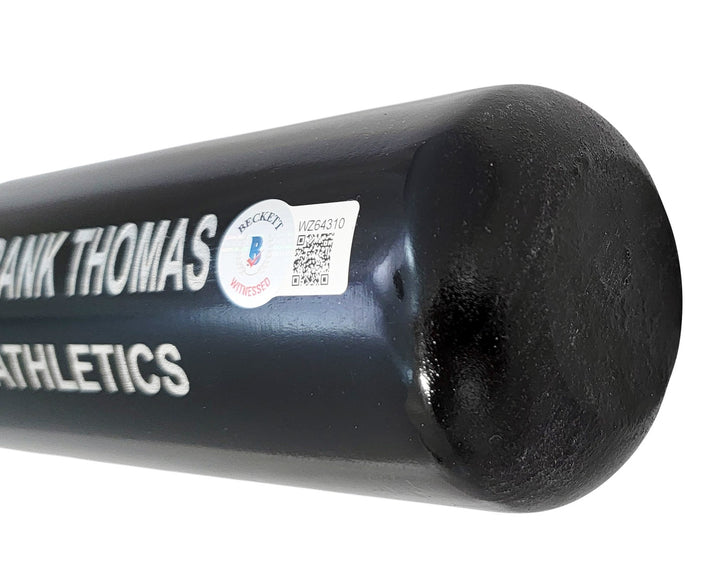 Frank Thomas Auto Black Rawlings Game Model Bat As Engraving HOF 2014 Beckett