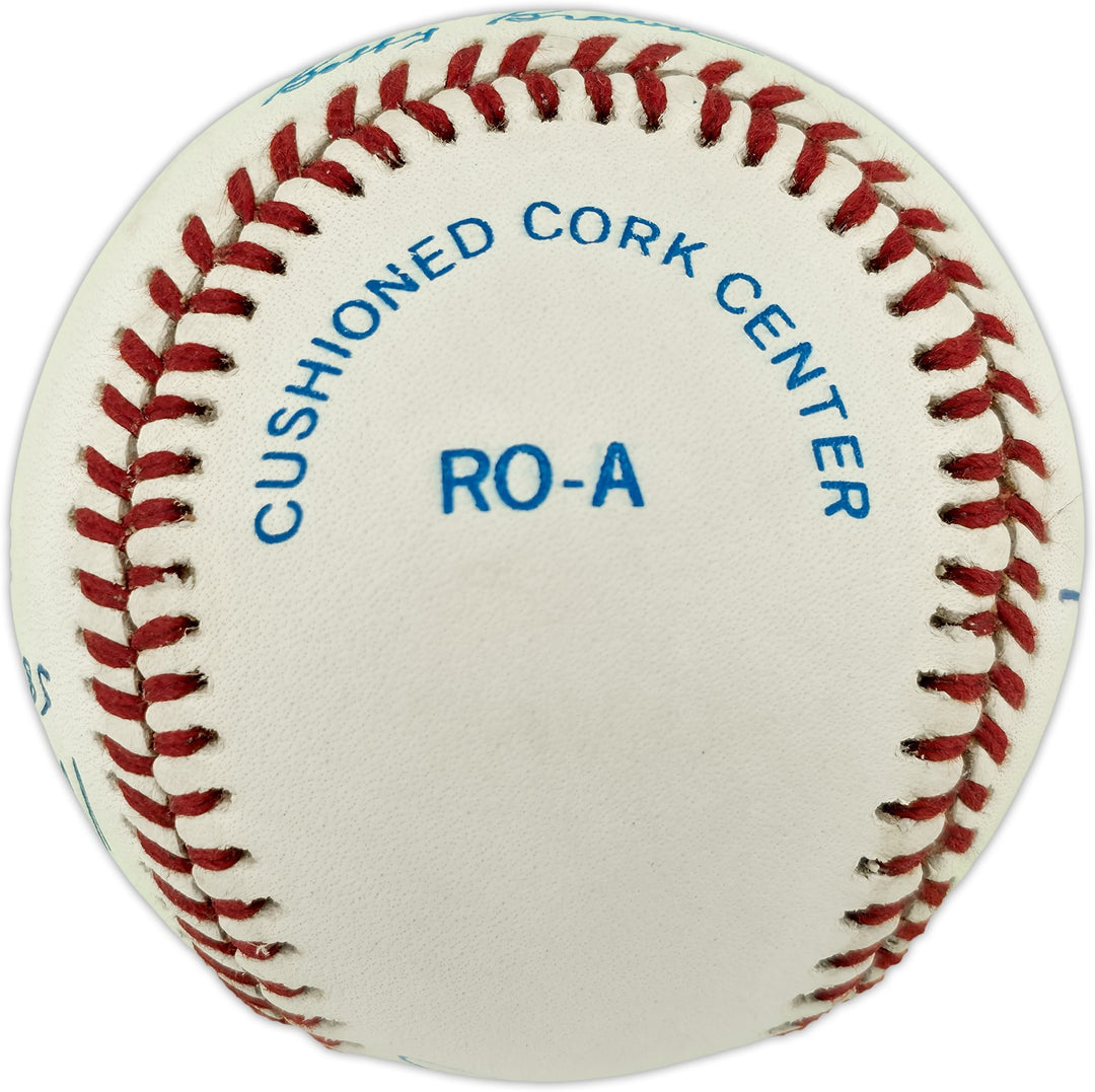 Rickey Henderson, Lou Brock, Maury Wills Auto AL Baseball Greatest Base