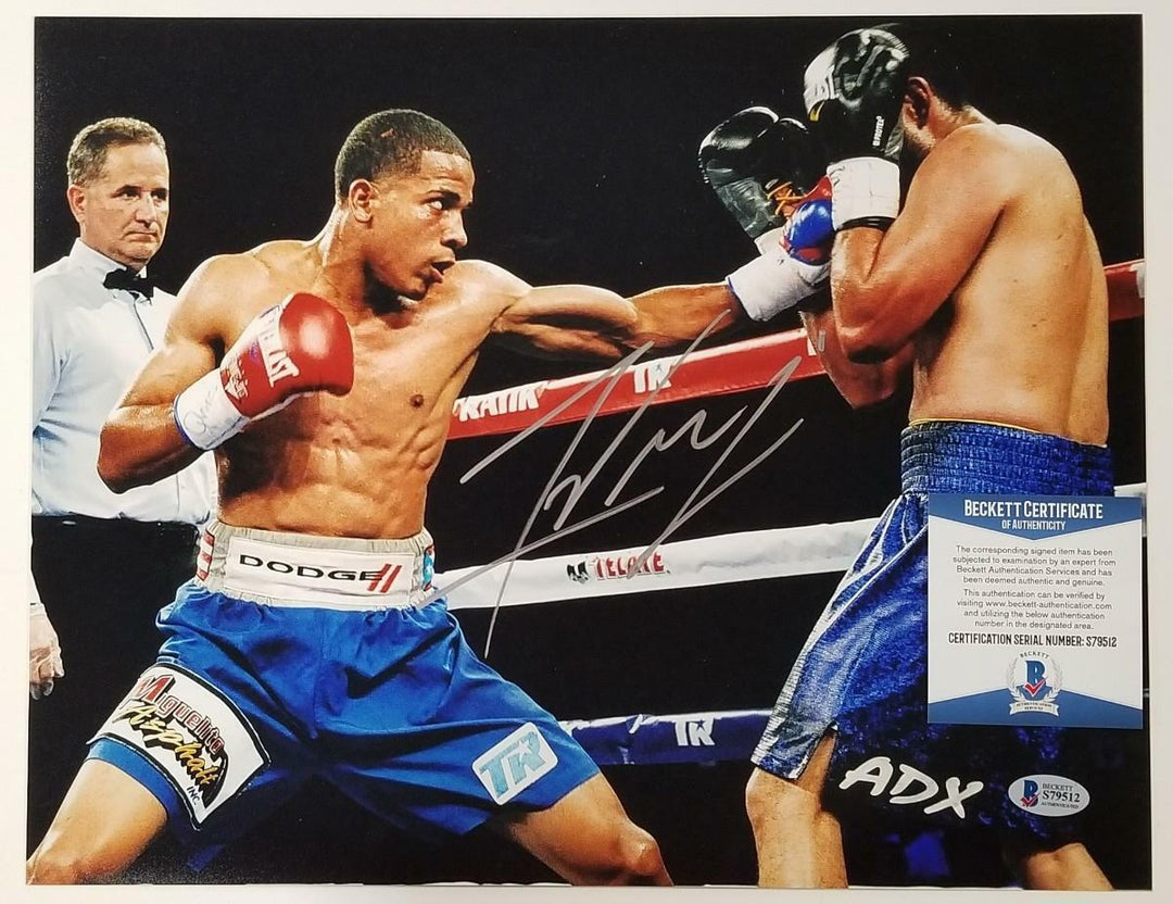 Felix Verdejo signed 11x14 photo #2 Boxing Autograph ~ Beckett BAS COA