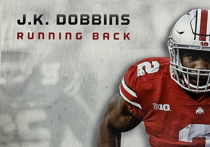 JK Dobbins Signed 16x20 Photo Ohio State Ravens Mint Large Autograph JSA COA