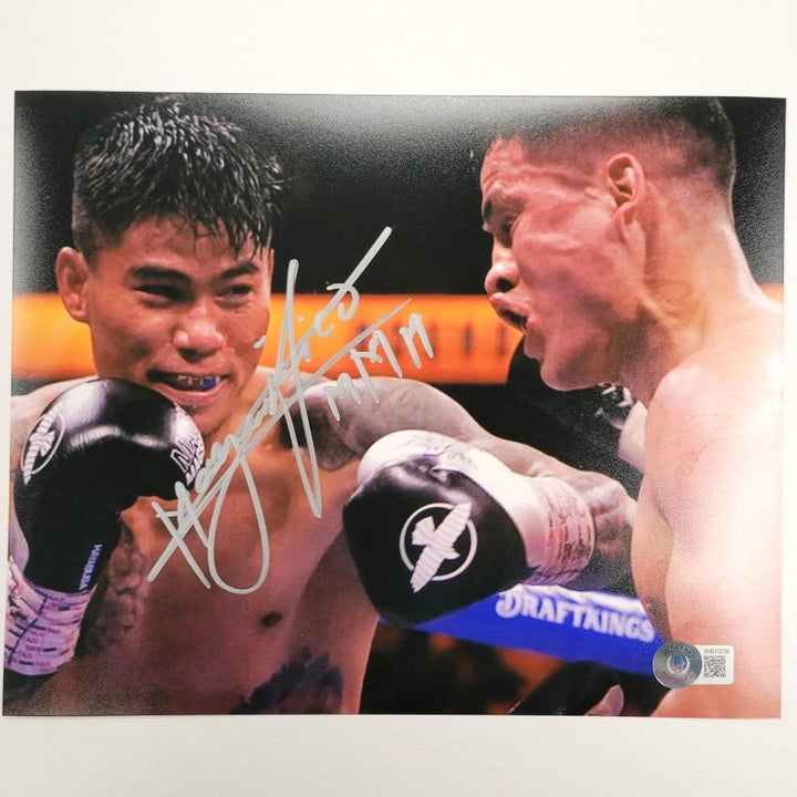 Mark Magsayo signed Boxing 8x10 photo #3 autograph (A) ~ Beckett BAS Holo