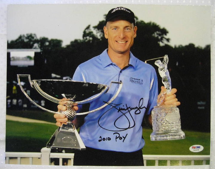 Jim Furyk Signed 11x14 Autograph Photo "2010 POY" Auto Golf PSA/DNA COA