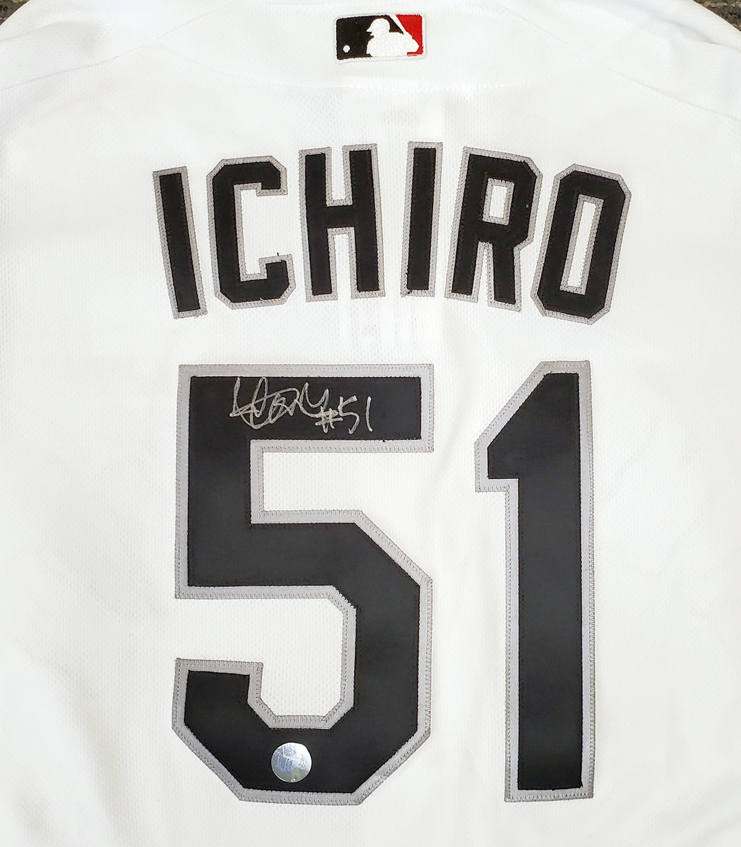 Mariners Ichiro Suzuki Auto White Majestic 2003 All-Star Game Jersey Size XL 51