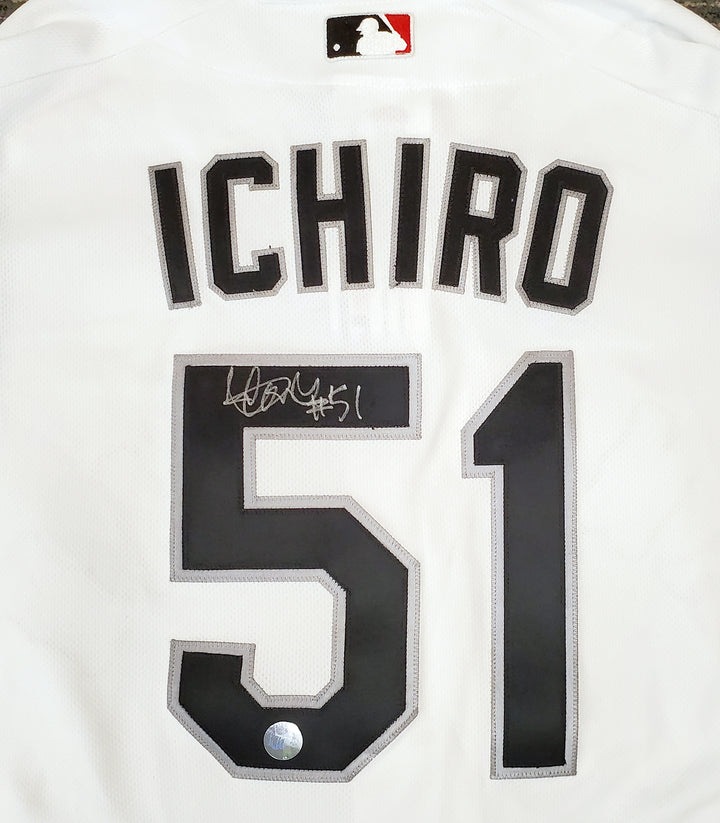 Mariners Ichiro Suzuki Auto White Majestic 2003 All-Star Game Jersey Size XL 51