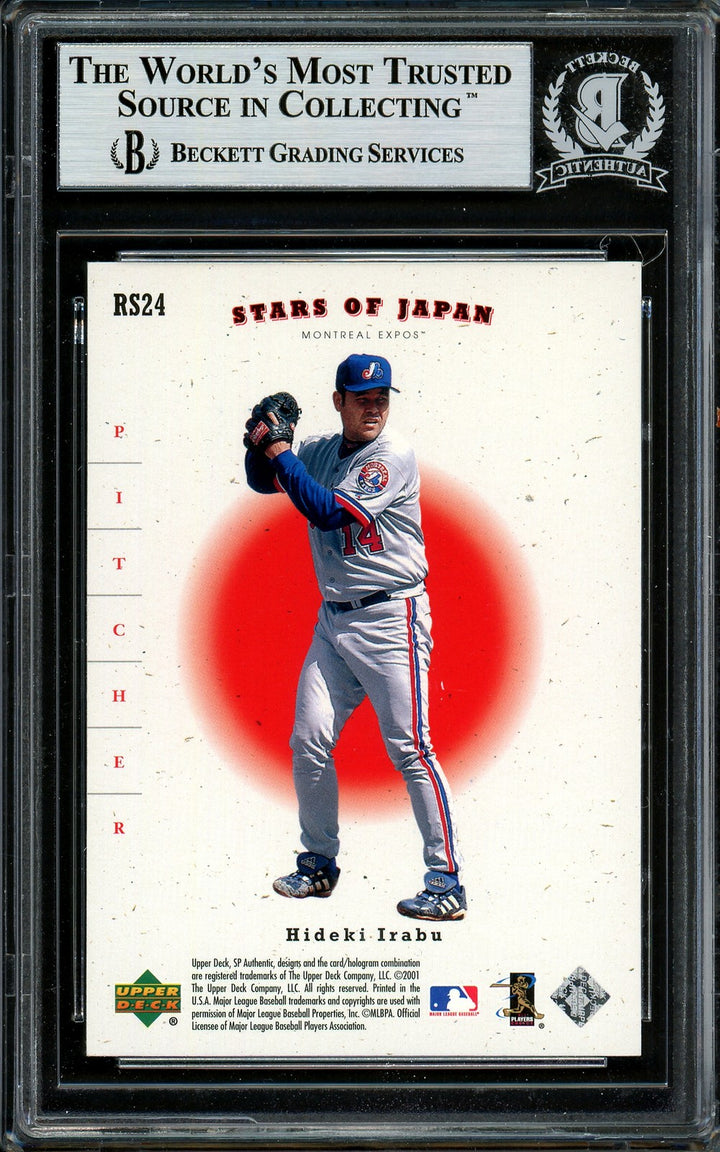 Ichiro Suzuki Signed 2001 SP Authentic Stars of Japan RC RS24 Mariners Beckett