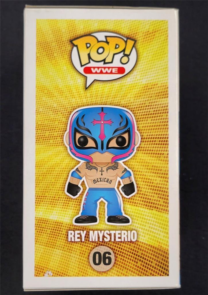 Rey Mysterio signed WWE Wrestling 7-Eleven Exclusive Funko Pop autograph ~ BAS
